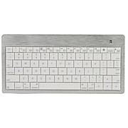  Ultra-Slim Wireless Bluetooth V2.0 Rechargeable Keyboard (Silver)