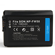  1080mah 7.4v appareil photo numérique de la batterie NP-FW50 pour le Sony Alpha NEX-5 et plus