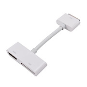  1080p pomme 30pin mâle vers HDMI et pomme 30pin câble adaptateur femelle pour toucher iPad, iPhone et iPod