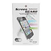  Glossy Mirror Screen Protector With Cleaning Cloth for Samsung i9100
