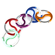  Eight Diagrams-Shaped Aluminu Carabiner(Color Assorted)