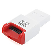  Transcend USB 2.0 lecteur de cartes mémoire microSDHC (blanc)