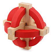  Lantern Style Wooden IQ Magic Cube Puzzle