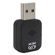  Mini USB DVB-T Digital TV Receiver with Remote Control (Black)