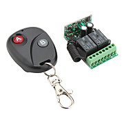  2-Channel Remote Control Receiver and 2-Key Transmitter