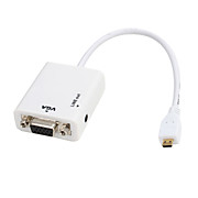  Micro HDMI Convertor Cable with VGA and Audio Output
