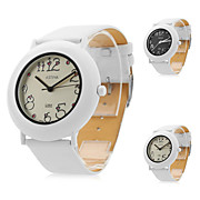  Women's PU Analog Quartz Wrist Watch gz1161 (White)