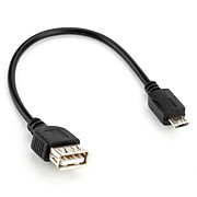  usb 2.0 uma fêmea micro cabo adaptador macho b