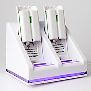  Dual USB oplader / station / dock + accu pack voor wii remote (wit)