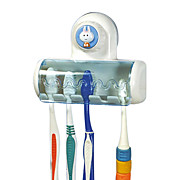  Five Cells Toothbrush Holder with Suction Cup