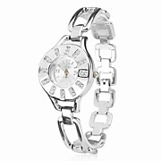  femmes en alliage à quartz analogique bracelet de montre gz0006026 (argent)