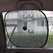  Car Window Sun Shade (2-Piece, Black)