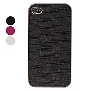  Electroplating Lines Style Case for iPhone 4 and 4S (Assorted Colors)