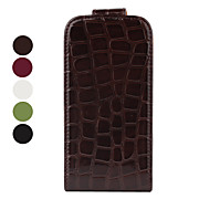  Crocodile Pattern Flip Case for iPhone 4 and 4S (Assorted Colors)