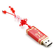  4GB Chinese Style USB Flash Drive (Red)