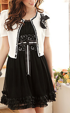 Acrylic Party / Evening Jackets With Bow (More Colors Available)