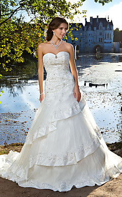 EMILKA - Abito da Sposa in Raso e Tulle