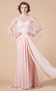 NAZLI - Vestido de Damas em Chifon com Xale