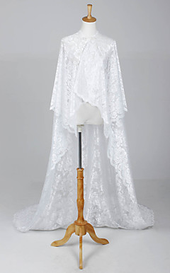 Extra Long Sleeveless Lace Wedding/Evening Jacket/Wraps (More Colors)