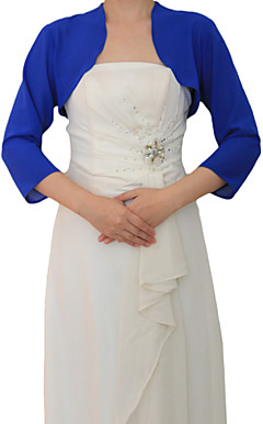 Элегантный 3/4 рукав шифоновое вечернее / свадебное Wrap / Jacket (другие цвета)
