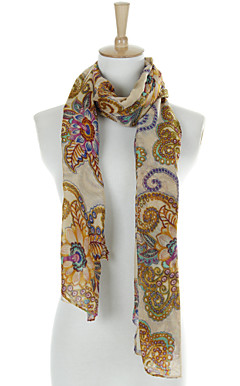 Beautiful Flax&Cotton Special Occasion Scarf