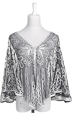 Beautiful Tulle Evening/Casual Wrap/Jacket