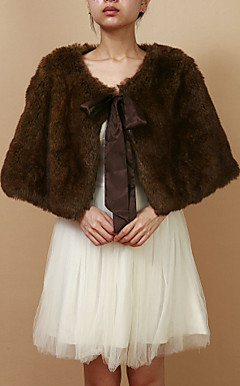 Niza Faux Fur de noche / Casual Wrap / Jacket