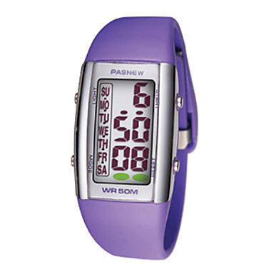  pasnew sport horloge met paarse kleur (PSE-201-007)