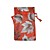  decorate organza rosso drawstring sacchetto regalo, 10 * 13 centimetro (sdbg143) (iniziare da 500 unità)-spedizione gratuita
