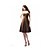  A-line Strapless Knee-length Cocktail Dress / Prom Dress HSX759 (Start From 3 Units) Free Shipping