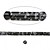  Perle, 16 "Schneeflocken-Obsidian (natur), 13x4mm Rundrohr (begb2767)