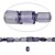  perle, 16 "Iolite (teints), 5x4mm facettes rectangle (begb1725)