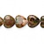  Bead, rhyolite (natural), 12mm puff heart, B+ grade. Sold per 16-inch strand (BEGB3157)