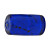  14x8mm cilindro con lámina de plata veneciano lampwork bolas - zafiro oscuro (bjl0204)
