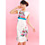  fremragende korte ærmer knælange silke cheongsam / qipao / kinesisk kjole (hgqp090)