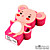  2GB Cartoon Rat MP3 Players Red(SZM076)