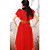  Chic Deep V-neck Short Sleeves Knee-length Brocade Cheongsam / Qipao / Chinese Dress (HGQP135)
