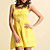  Fold Over Neck Dress (09VQX014)
