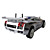  01:10 caixa de velocidades do motor 15 rc 2 velocidade 4wd nitro gás do carro Lamborghini prata (yx00556-2)