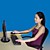  svart kontor datamaskin arm resten styreleder-Desk Support (450mm) (smq2266)