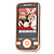  Jinpeng A8 doble tarjeta Bluetooth Touch Screen FM teléfono celular de diapositivas negro y naranja (tarjeta de 2GB TF) (sz05150397)
