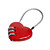  coração combinação cupido pad-lock