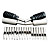  4x Tattoo Machine Grips 17x Stainless Steel Tips Set
