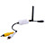  2.4G Wireless 4-CH 100mW chambre double chambre à l'audio / vidéo expéditeur (sfa232)