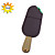  2gb gelato stile usb flash drive (cioccolato)