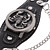  schorpioen patroon plastic band mode armband horloge (zwart)