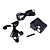  E79TV Dual Card Quad Band Dual Camera Flashlight TV Function JAVA WIFI Touch Screen Cell Phone Black (2GB TF Card)