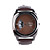  Stylish Black Leather Band Man's Wrist Watch