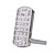  4gb Edelstahl Kristall Stil USB-Flash-Laufwerk Halskette (silber)