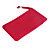  trendy mobiele telefoon verticale fluwelen zakje (7,5 cm breed / rood)